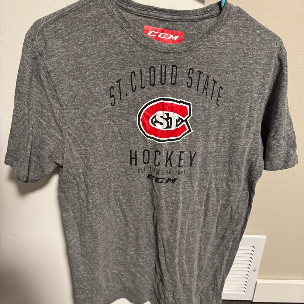 CCM Gray St. Cloud State Hockey Tee